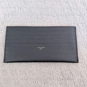 Louis Vuitton Black Textured Card Holder